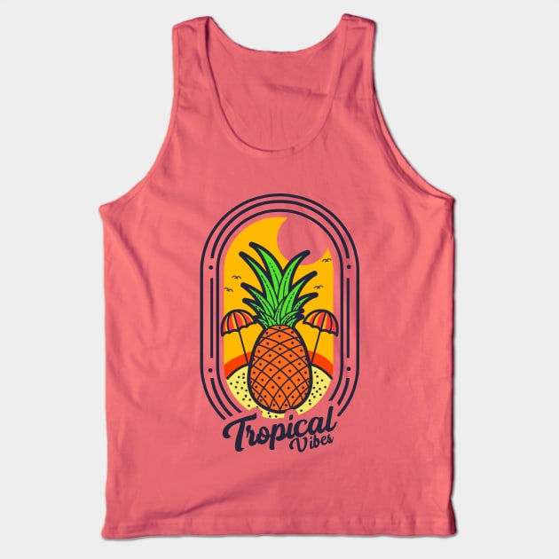 tropical vibes Tank Top by donipacoceng